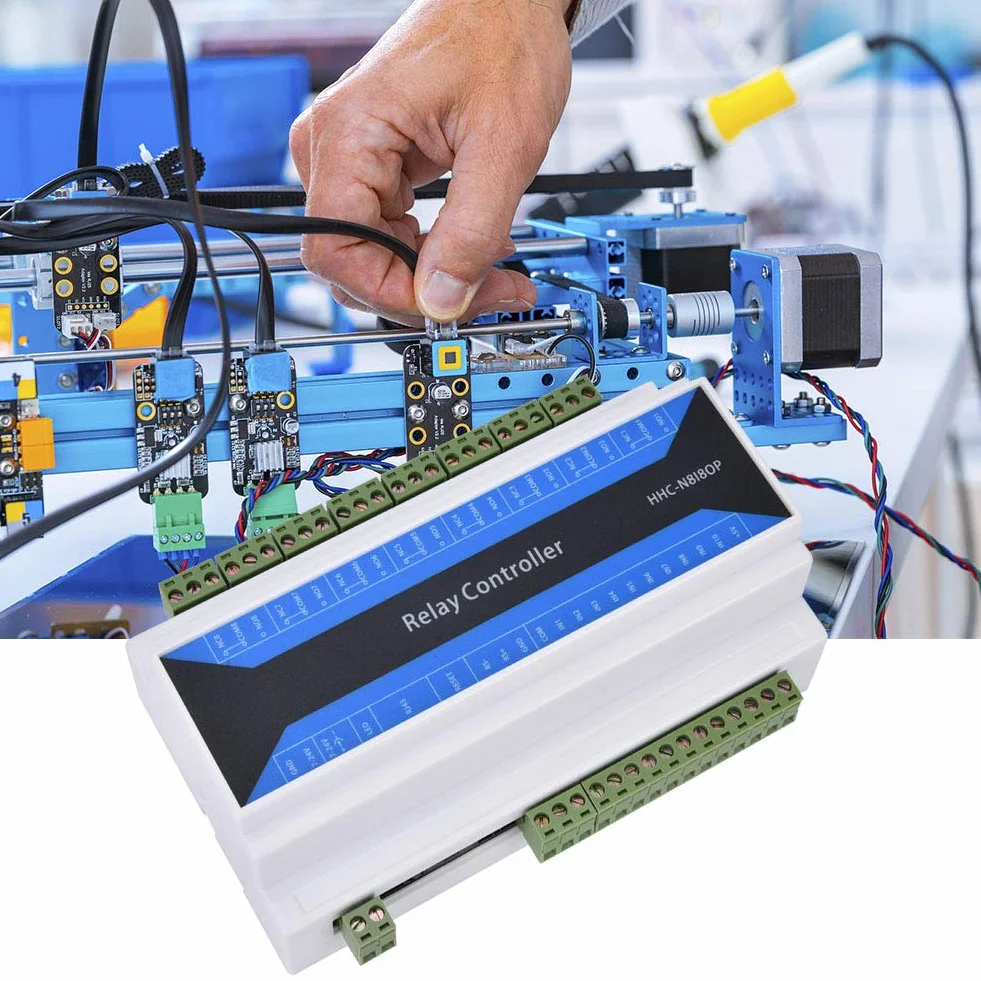 Modulo Relè di Rete a 8 Canali, Dispositivo Relè di Controllo Remoto, Ethernet a Relè di Rete DC7~24V