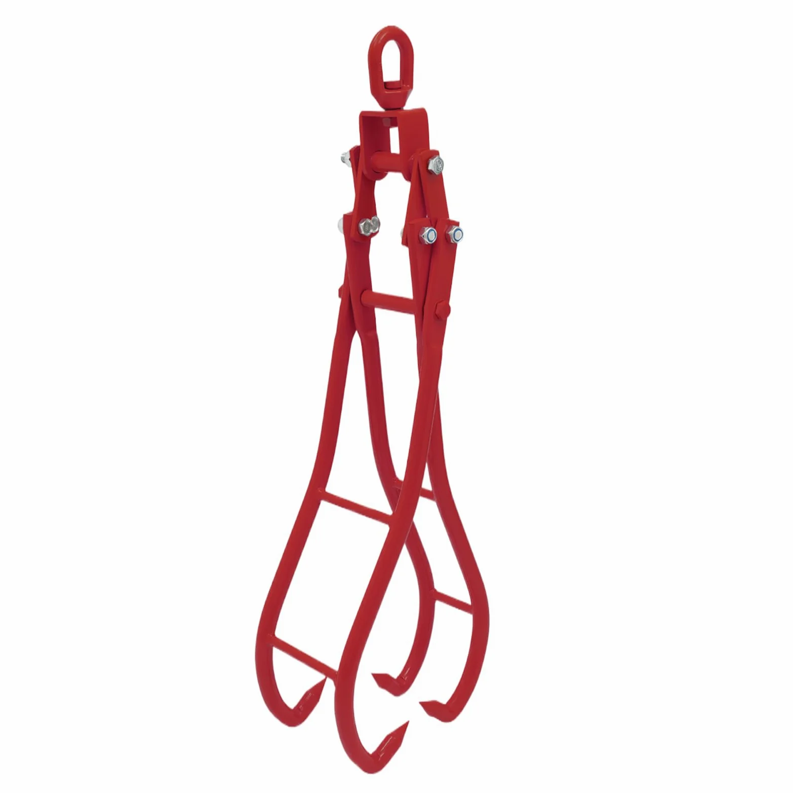 Pinza da 36 pollici per tronco d'albero, pinza per legno, gru foresta, 4 artigli, portata 2T, pinza rotante in legno per sollevamento e trasporto di tronchi pesanti nei lavori forestali