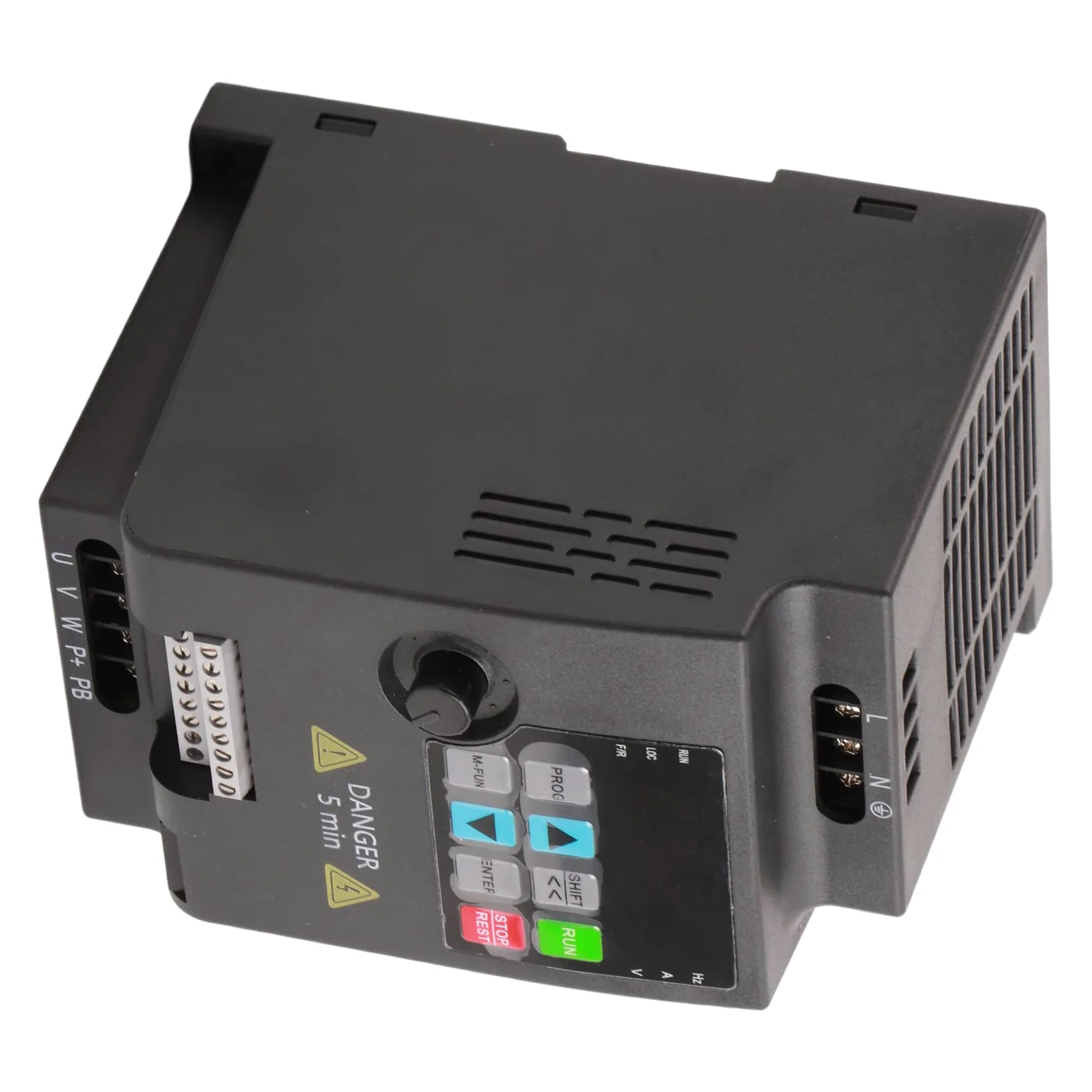 Convertitore di Frequenza SKI780 0,75kW 220V 380V, Inverter Universale per Motore Elettrico con Regolazione Velocità, VFD Mini per Pompe e Compressori, 110x85x142mm