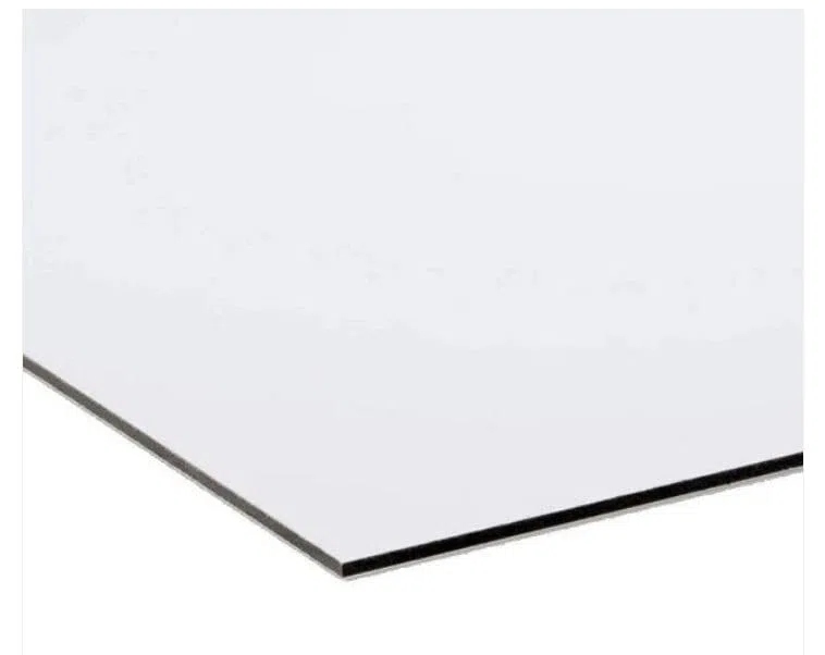 DiBond alluminio composito 3 mm bianco opaco/bianco lucido, nero opaco/nero lucido e bianco opaco/alluminio spazzolato varie misure (bianco opaco/bianco lucido, cm 70x100)