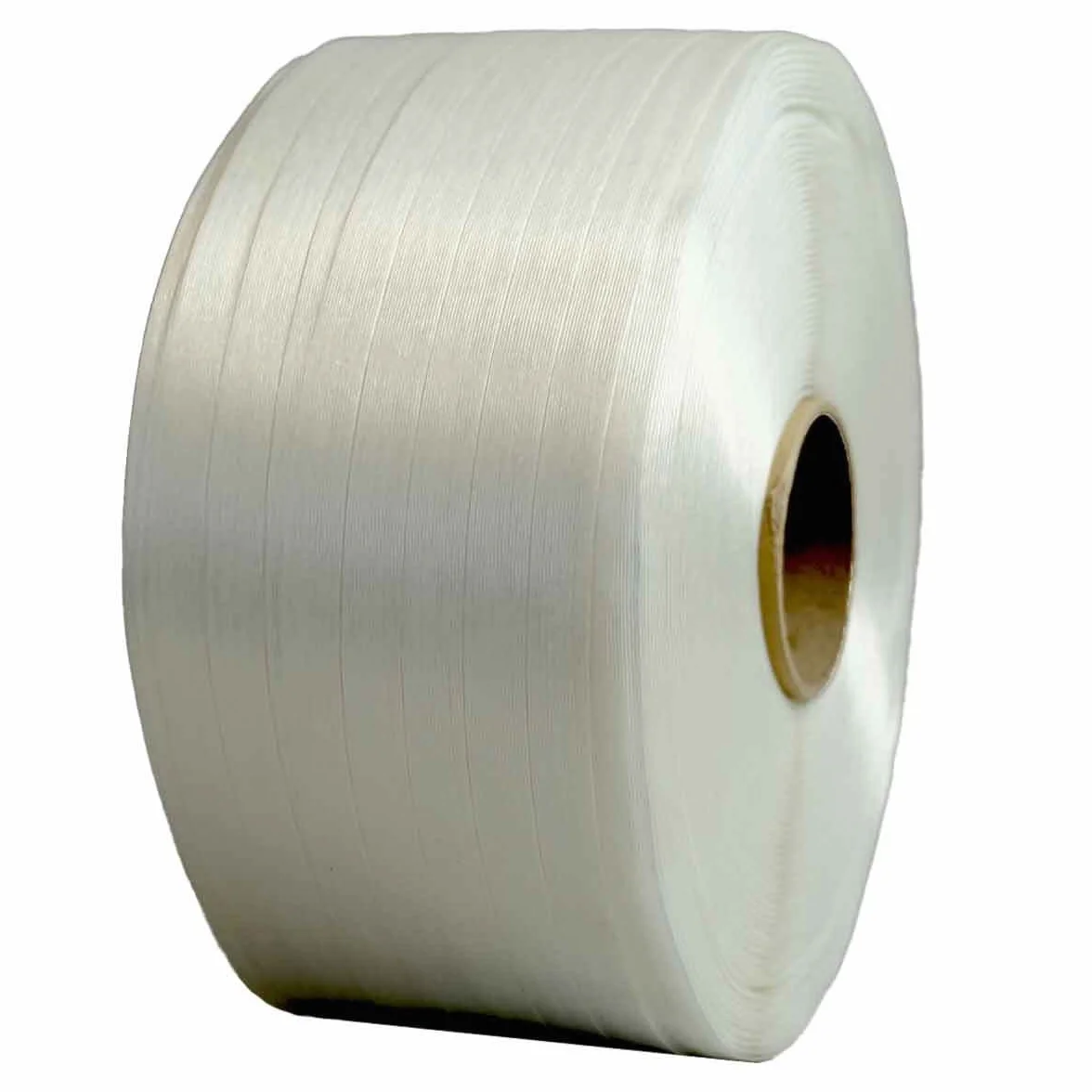 Reggia Tessile Filo a filo 13 mm x 1100 m - Qualità PRO TECPLAST FF - Alta resistenza 375 kg - Reggia con fili incollati